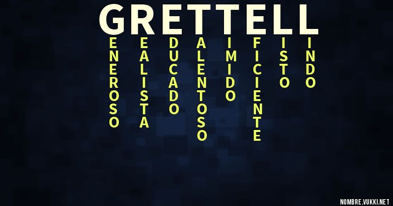 Acróstico grettell