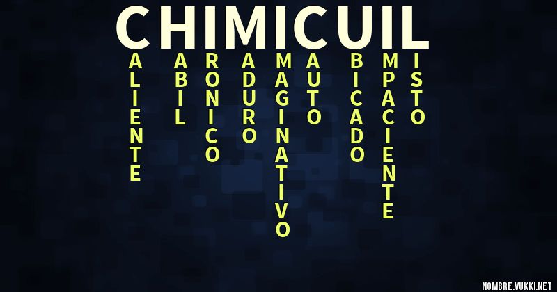 Acróstico chimicuil