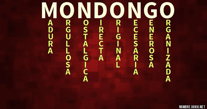 Acróstico mondongo