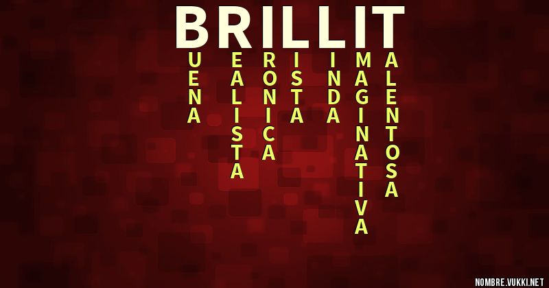 Acróstico brillit