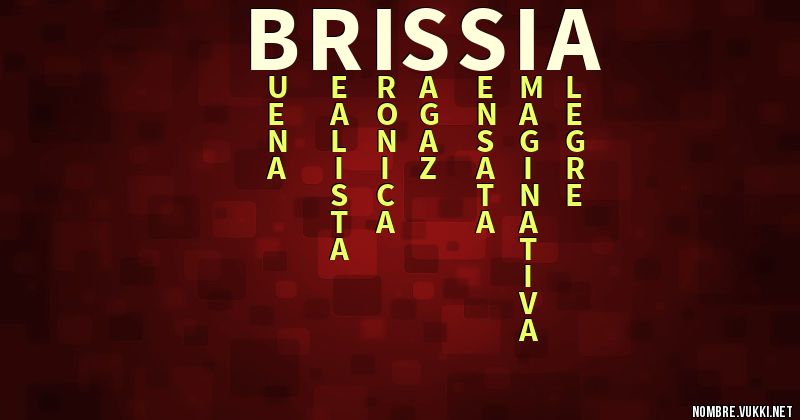 Acróstico brissia