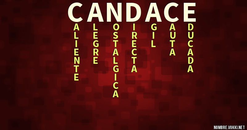 Acróstico candace