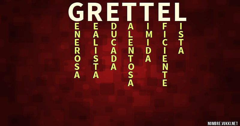 Acróstico grettel