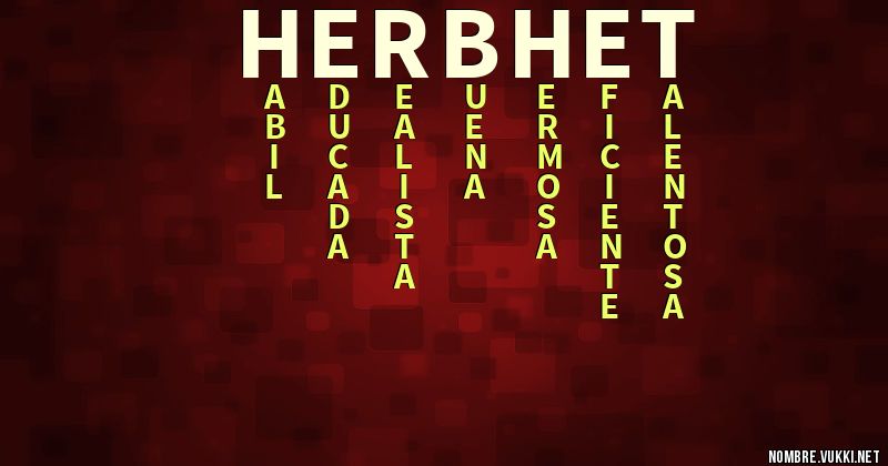 Acróstico herbhet