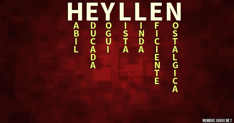 Acróstico heyllen