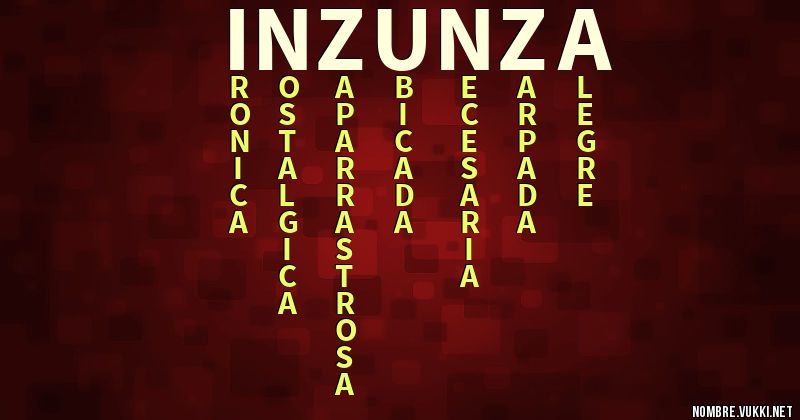 Acróstico inzunza