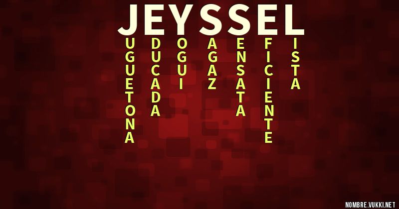 Acróstico jeyssel