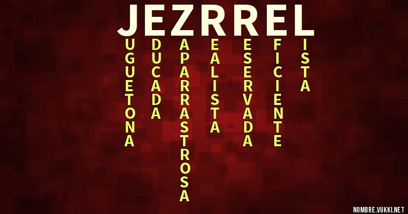 Acróstico jezrrel