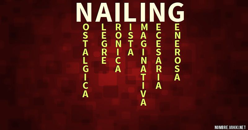 Acróstico nailing