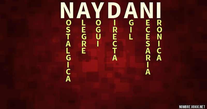 Acróstico naydani