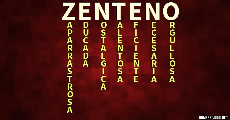 Acróstico zenteno