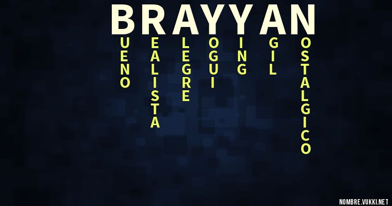 Acróstico brayyan