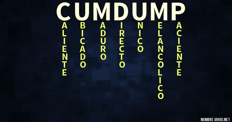 Acróstico cumdump