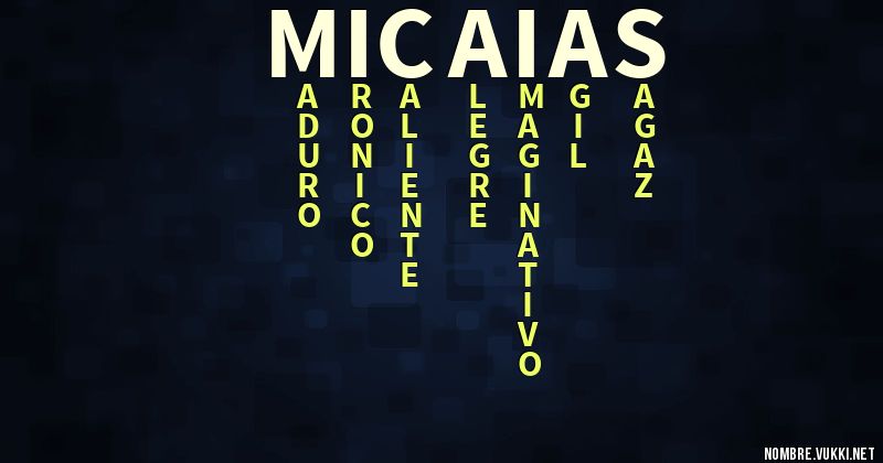 Acróstico micaías