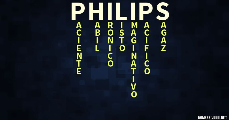 Acróstico philips