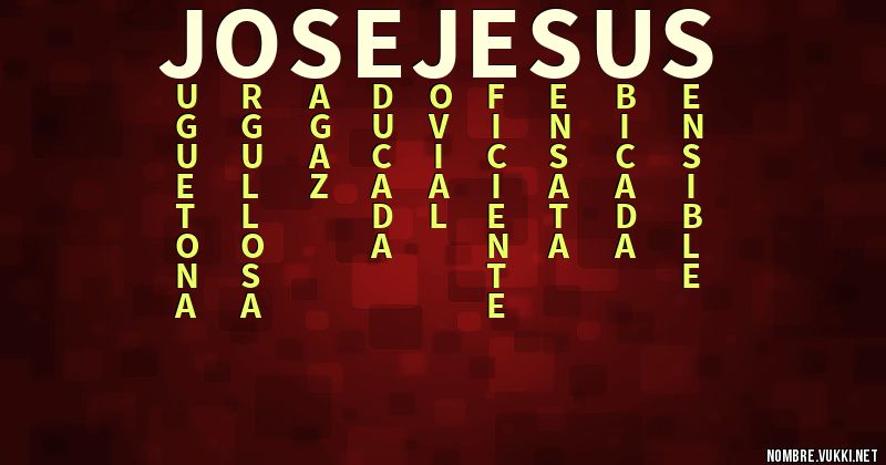 Acróstico josé jesús