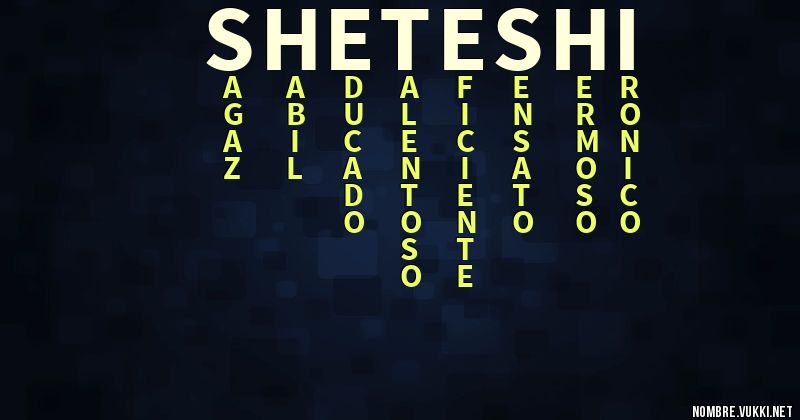 Acróstico sheteshi