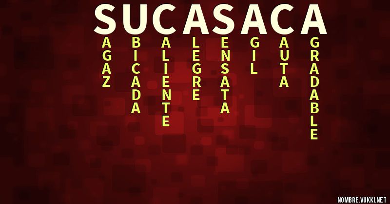 Acróstico sucasaca
