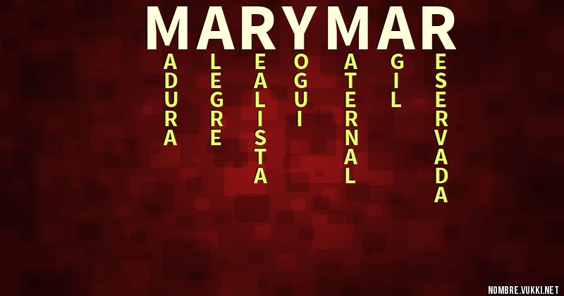 Acróstico marymar