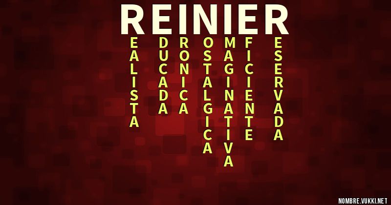 Acróstico reinier