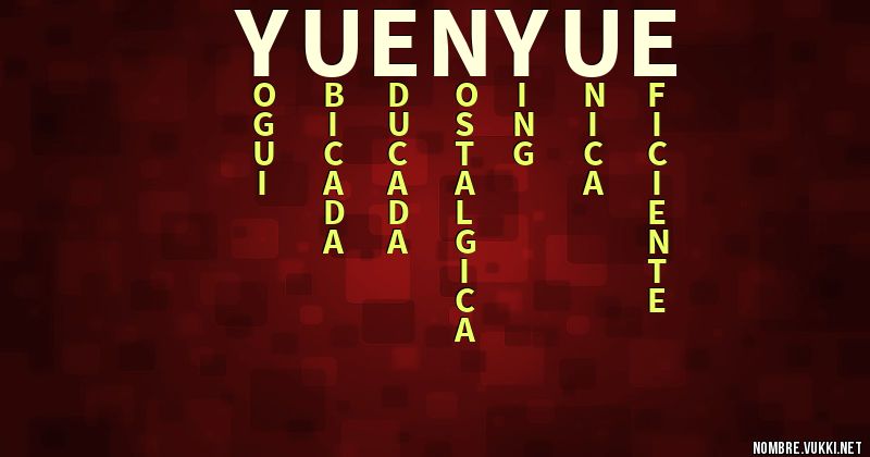 Acróstico yuen yue