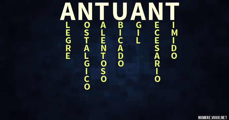 Acróstico antuant