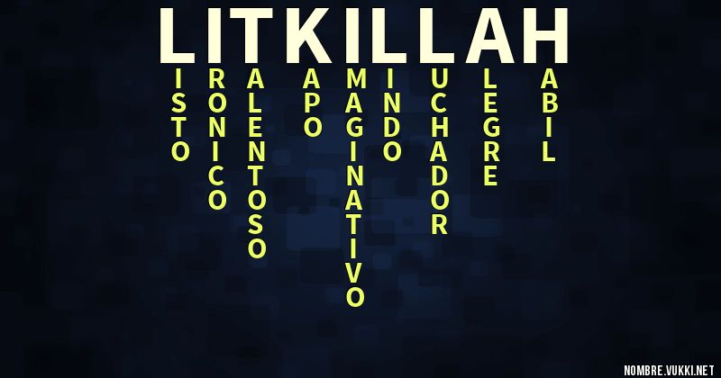 Acróstico lit killah