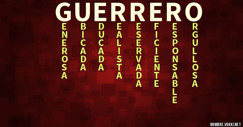 Acróstico guerrero