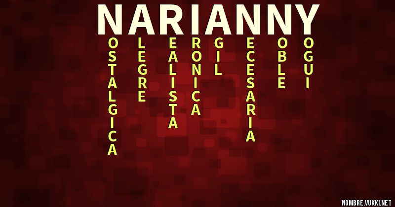 Acróstico narianny