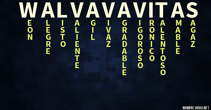 Acróstico walvavavitas