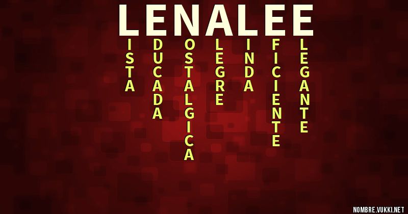 Acróstico lenalee