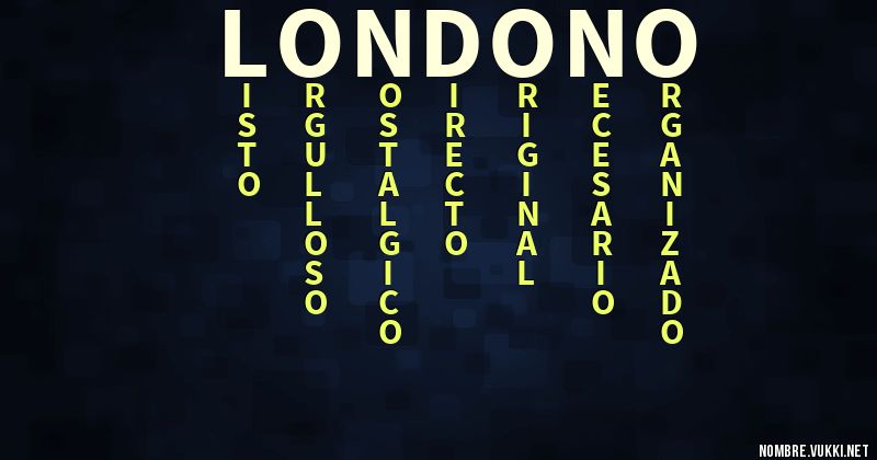 Acróstico londoño