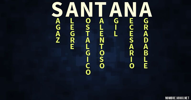 Acróstico santana