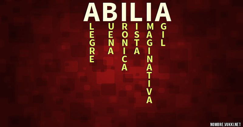 Acróstico abilia