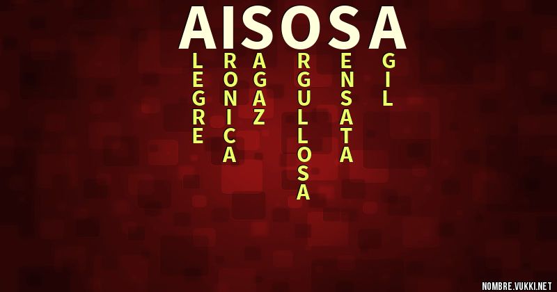 Acróstico aisosa