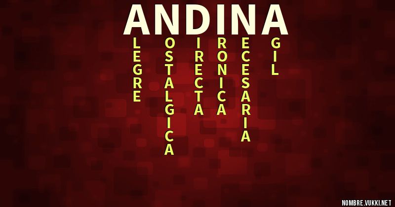 Acróstico andina