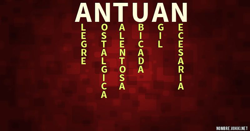 Acróstico antuan