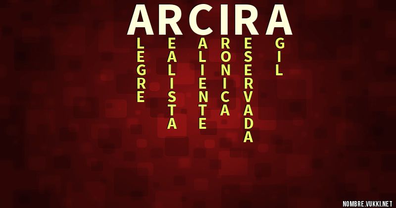 Acróstico arcira