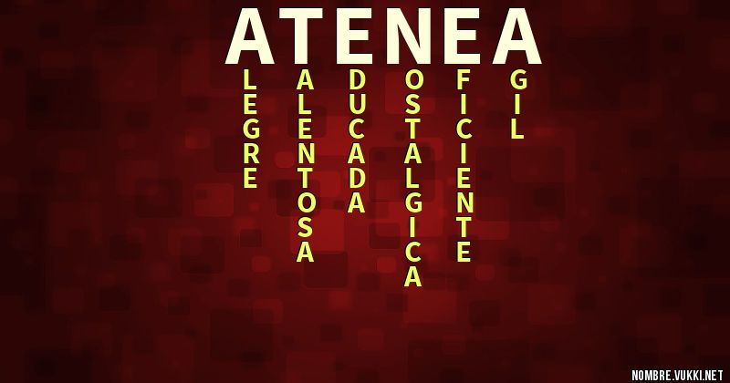 Acróstico atenea