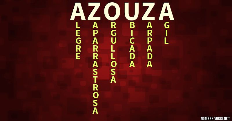 Acróstico azouza