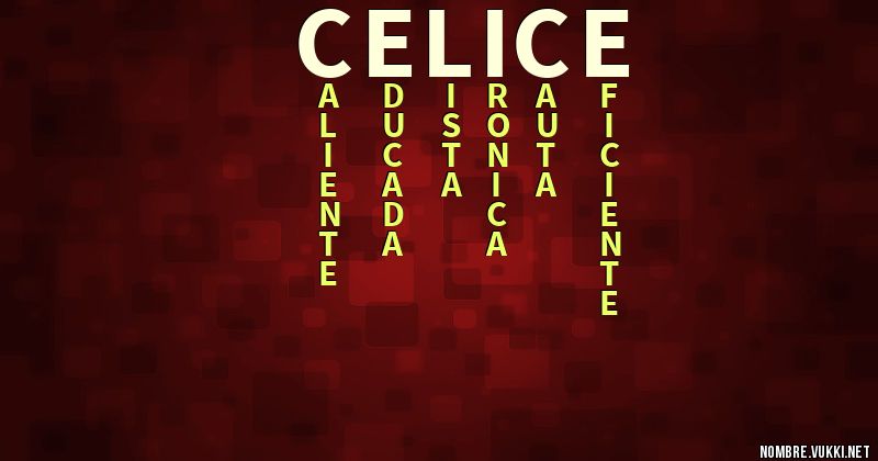Acróstico celice