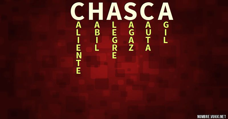 Acróstico chasca
