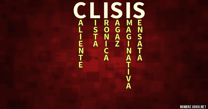 Qué significa clisis