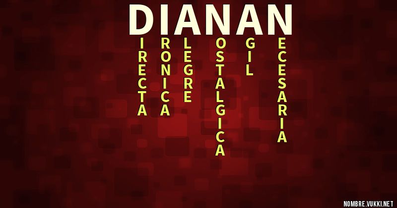 Acróstico dianan