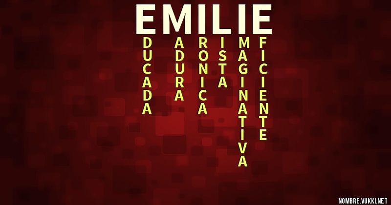 Acróstico emilie