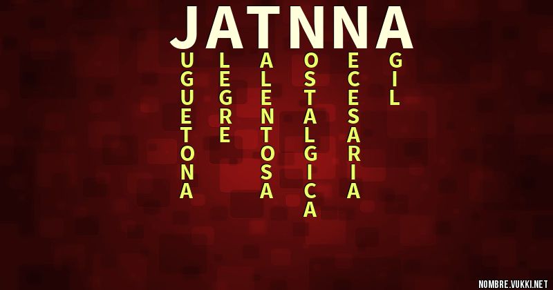 Acróstico jatnna