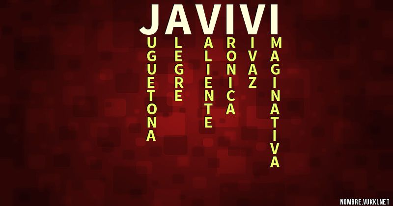 Acróstico javivi