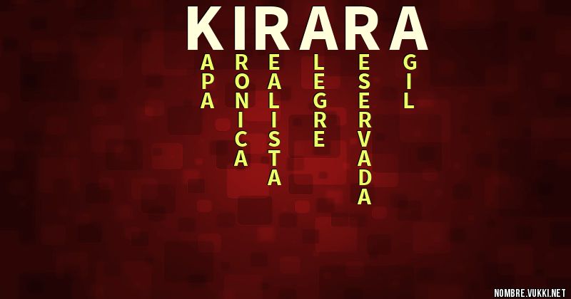 Acróstico kirara
