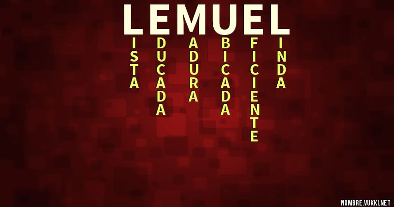 Acróstico lemuel