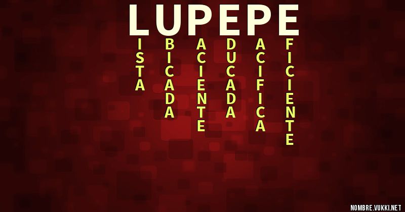 Acróstico lupepe